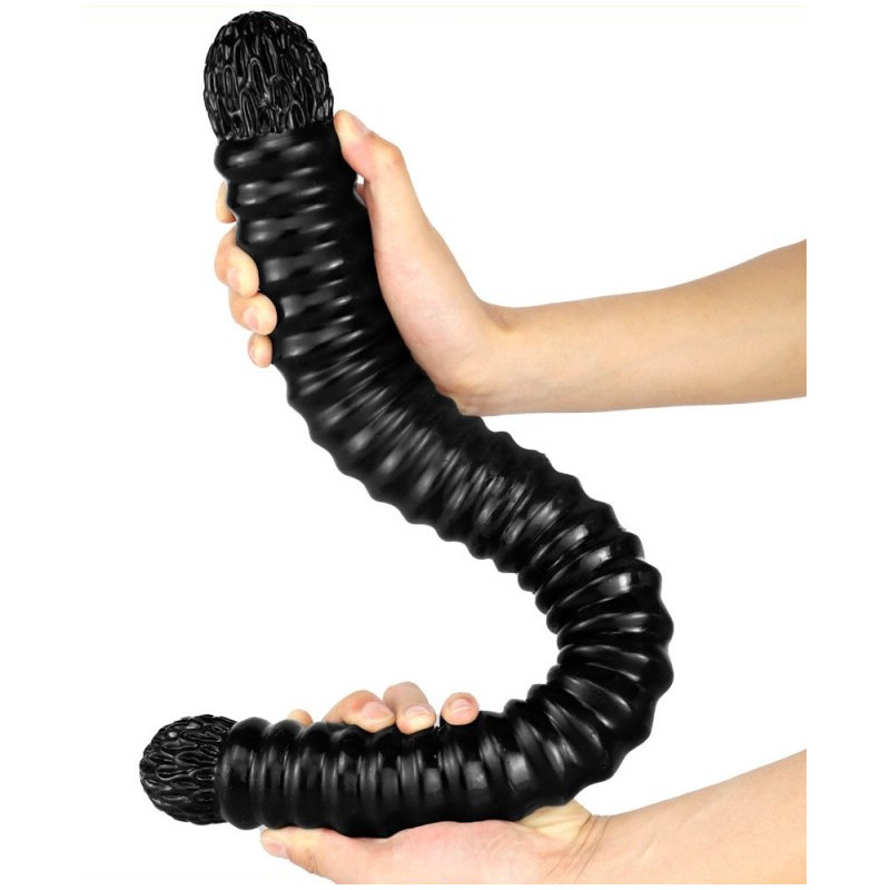 DoublePlayz Gode Big Tortos 55 x 5.5cm Noir